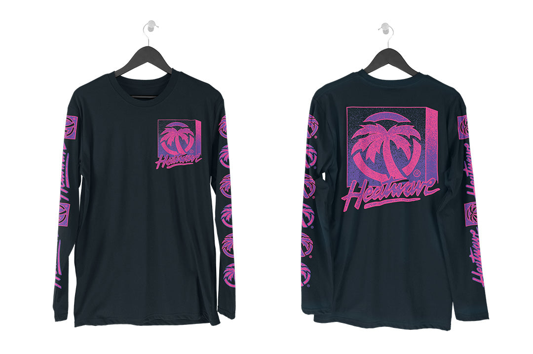 Heat Wave Visual TV Navy Long sleeve.