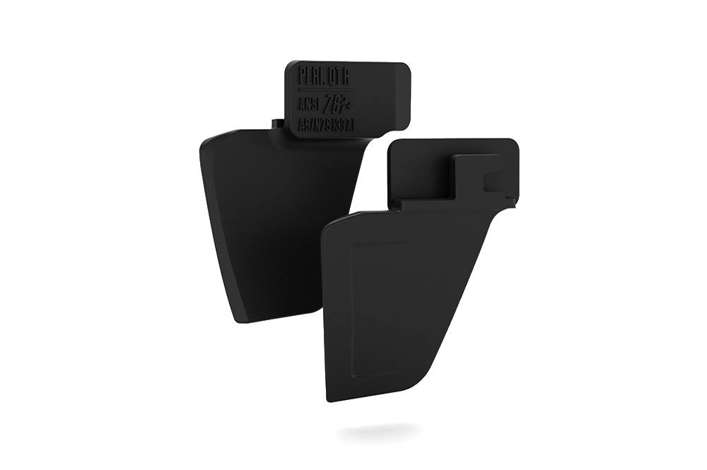 Heat Wave Visual Performance Quatro Black side shields.