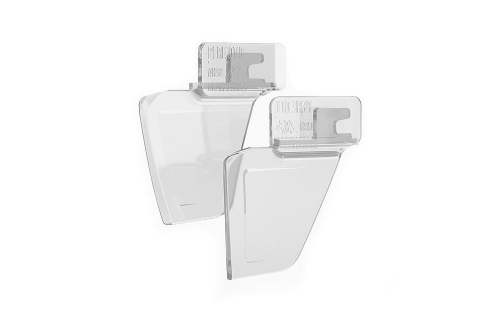 Heat Wave Visual Performance Quatro Clear side shields.