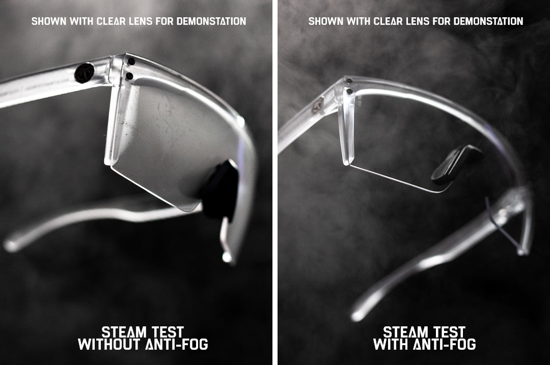 Lazer Face Sunglasses: Black Frame Anti Fog Black Lens Z87